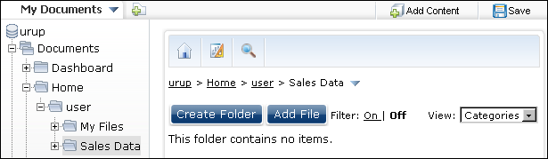 How to create a folder
