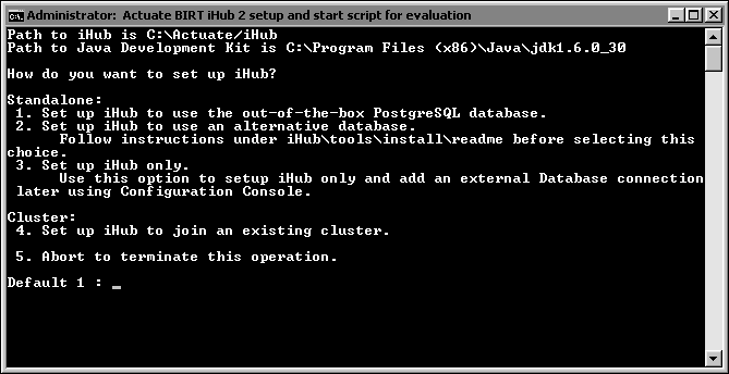 How to run the setup script