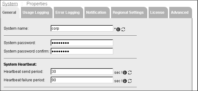 Configuring heartbeat messaging