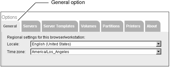 Setting Configuration Console options