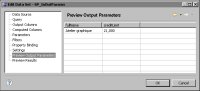 Figure 2-23 Previewing output parameter values