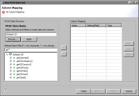 Figure 2-29 Data set editor displaying the get methods in a POJO class