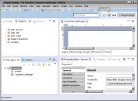 Figure 1-7 Blank report design