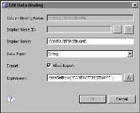 Figure 1-28 Edit Data Binding