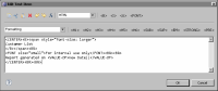 Figure 1-34 Text with HTML tags