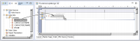 Figure 1-14 Dragging a column from Data Explorer, and dropping it in a table cell