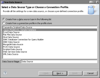 Figure 1-9 New Data Source