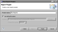 Figure 1-3 New Report Project