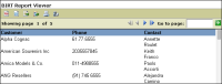 Figure 1-27 Report preview showing header row style