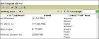 Figure 1-21 Data sorted by customer name