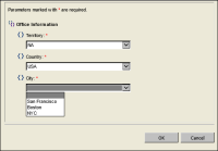 Figure 16-28 Cascading parameters