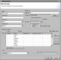 Figure 16-16 Imported values in Edit Parameter