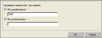 Figure 11-4 Enter Parameters