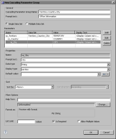 Figure 16-29 New Cascading Single Data Set Parameter