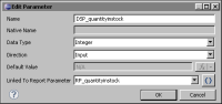 Figure 11-3 Data set parameter definition