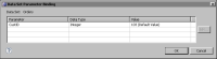 Figure 12-15 Data Set Parameter Binding for the Orders table