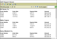 Figure 13-43 Report preview showing added space