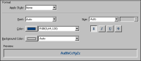 Figure 6-13 Elements of the formatting expression in New Highlight