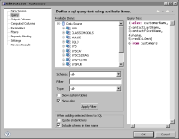 Figure 8-2 Query with creditLimit field added