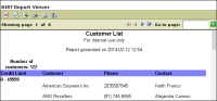 Figure 7-22 Report preview showing credit limit data removed for each row