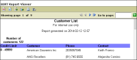 Figure 7-24 Report preview showing dropped group headings
