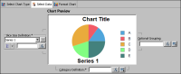 Figure 13-4 Previewing the chart in the upper section of Select Data