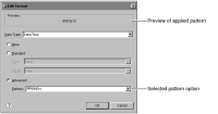 Figure 16-10 Editing the format of a date