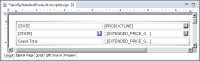 Figure 16-12 Cross tab including a new row to display grand totals