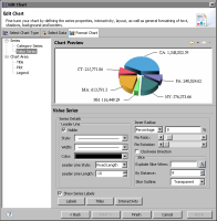 Figure 18-3 Edit chart displaying format options for value series
