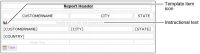 Figure 19-10 Using a template report item