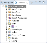 Figure 22-2 Selecting the report design