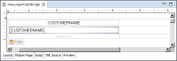 Figure 22-5 List icon in the layout editor