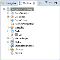 Figure 22-2 Selecting the report design