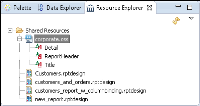 Figure 6-6 Resource Explorer showing the styles in a CSS file